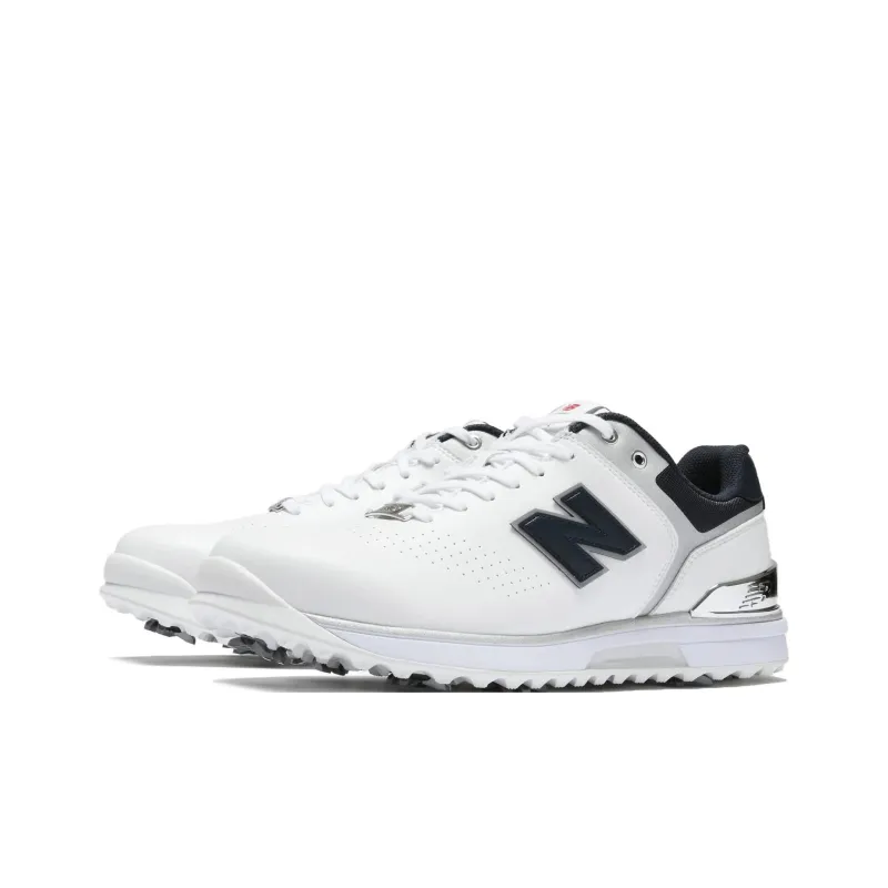 New Balance Anti Slip Wear Resistant Low Top Golf Shoes Unisex White-2