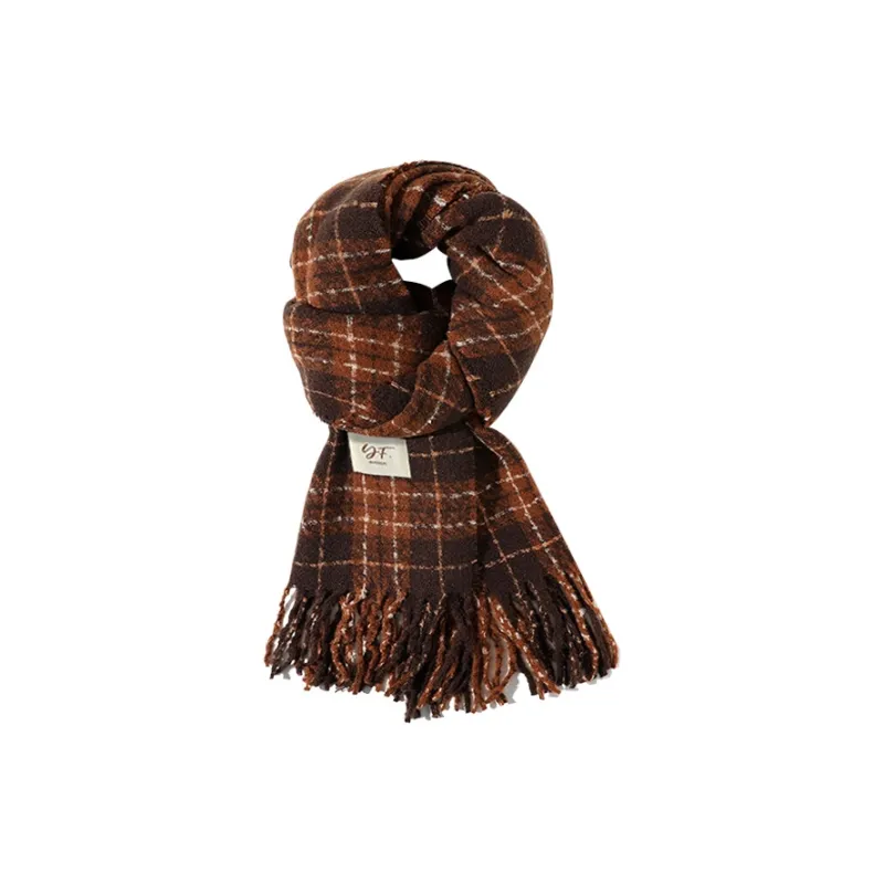 CARTELO Polyester Knit Scarves Unisex-10