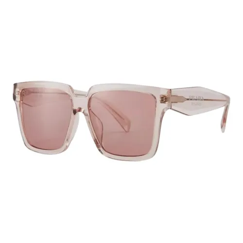 PRADA Plate Frame Square Sunglasses Unisex Multicolor
