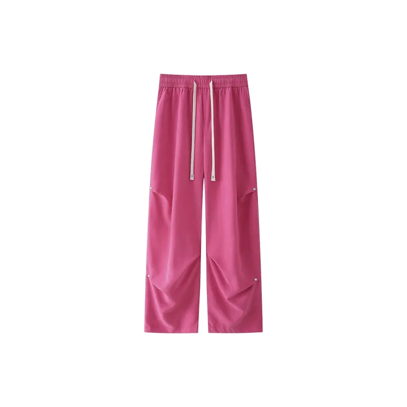 YATSI Casual Pants Unisex Blue Pink-5