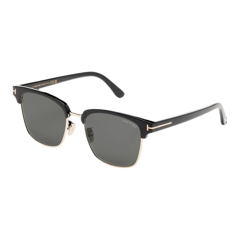 TOM FORD Irregular Shape Sunglasses Unisex Black-0