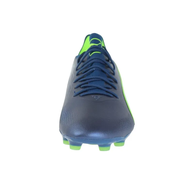 PUMA King Ultimate AG Short Rubber Studs HG Short Rubber Studs Anti Slip Wear Resistant Soccer Shoes Men's Indigo-4