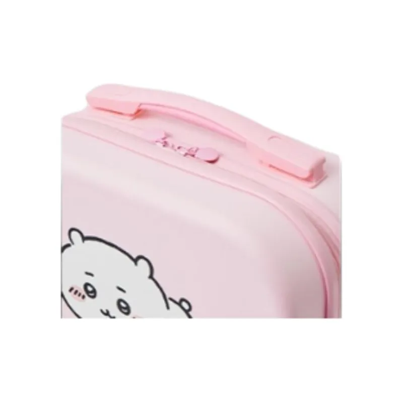 MINISO Polyester Valise Medium Size Unisex Pink/Blue/Yellow-2
