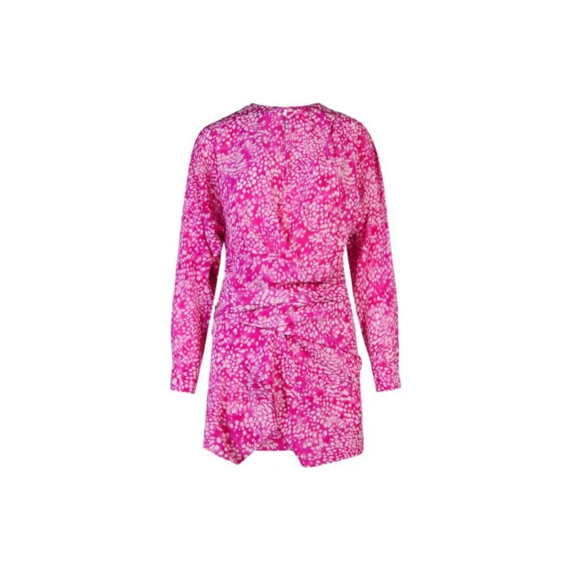 ISABEL MARANT Habla Patterned Printed Sleeved Dress-1