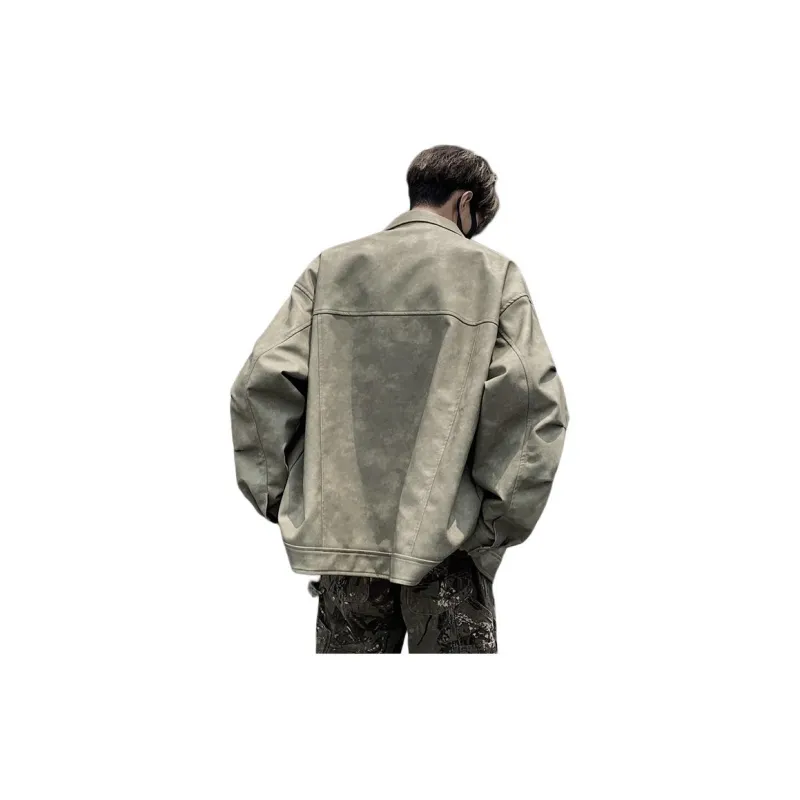 FOR FEAR THAT Leather Jacket Unisex-17