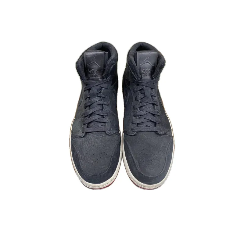 JORDAN 1 Mid Nouveau 'Black Red'-3