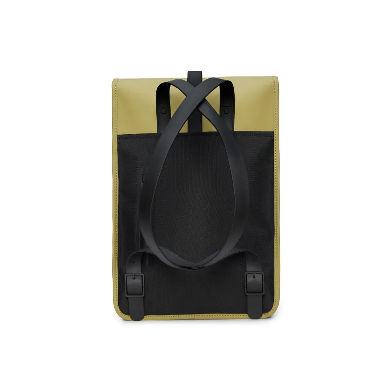 Rains Polyurethane And Polyester Blend Laptop Backpack Mini Unisex Black-61