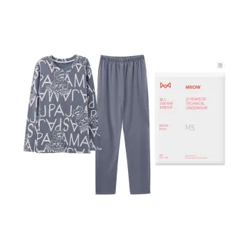 MIIOW Pajama Set Men's Steel Blue