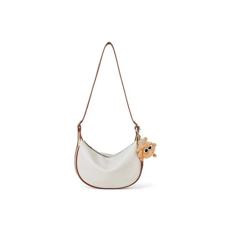BOSTANTEN PU Shoulder Bag Regular Women's Black/Brown/Ecru-18