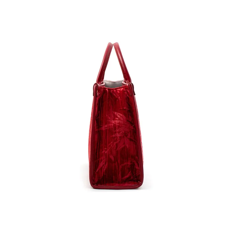 Vigno Synthetic Leather One Shoulder Handbags Regular Women's Red-4