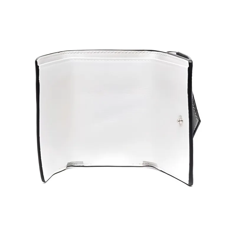 Balenciaga PAPIER Cow Leather Wallet Mini Women's Black/White-3