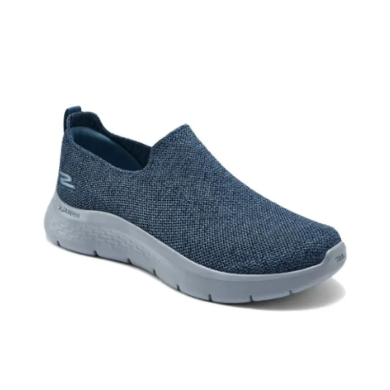 Skechers Cushioned Wear Resistant Breathable Rebound Low Top Casual Shoes Men's Blue-7