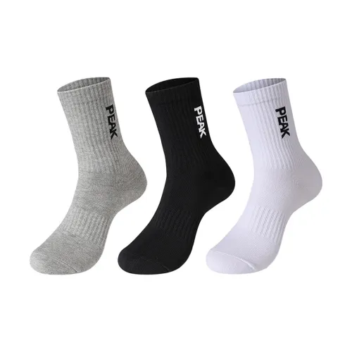 PEAK Knee High Socks Unisex 3 Pack