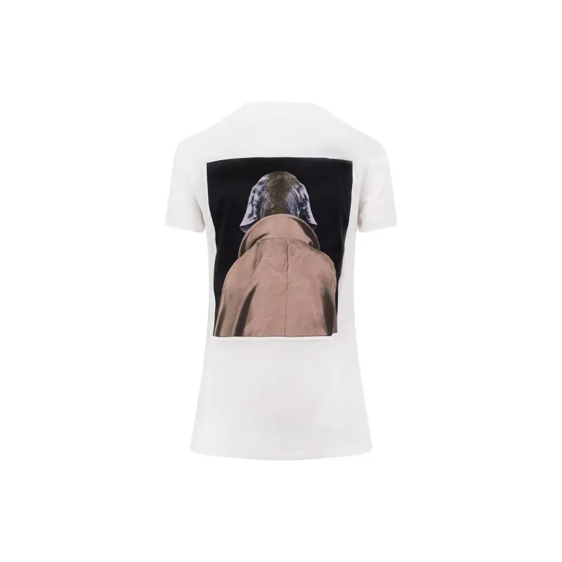 MaxMara Graphic Printed Crewneck T Shirt-1