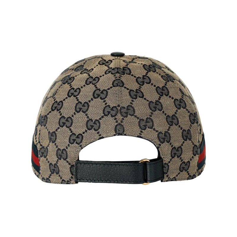 GUCCI Original GG Canvas Baseball Hat With Web-3