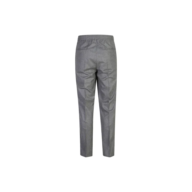 Brunello Cucinelli Pleated Tapered Leg Trousers-1