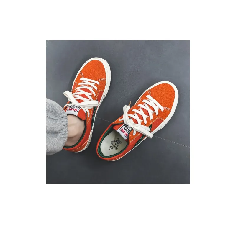 CHERRY&KALIKA Anti Slip Wear Resistant Low Top Canvas Shoes Unisex-7