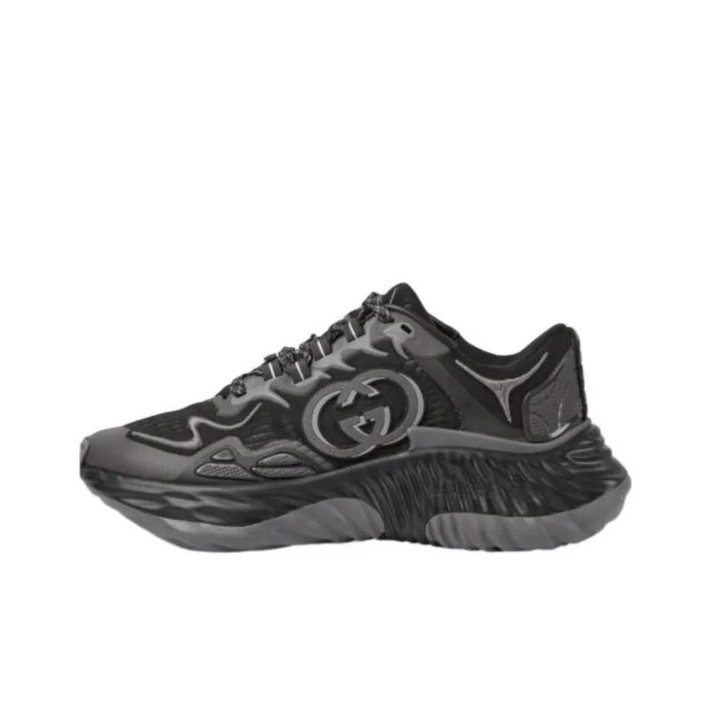 GUCCI Ripple Low Top Casual Shoes Women's Black-0