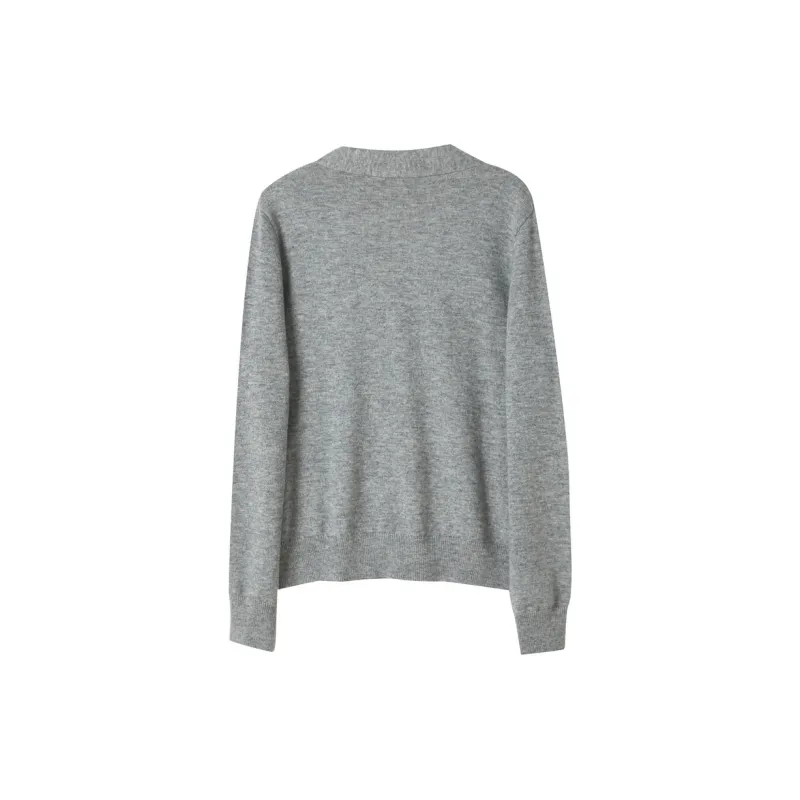 3COLOUR Sweater Women's Heather Gray-1