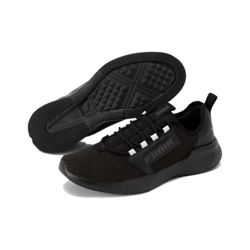 PUMA Retaliate Anti-Slip Wear-Resistant Low-Top Running Shoes Men's Black-2