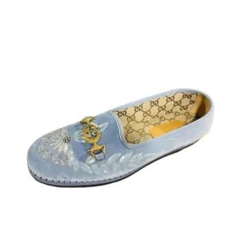 GUCCI Loafers Men Blue