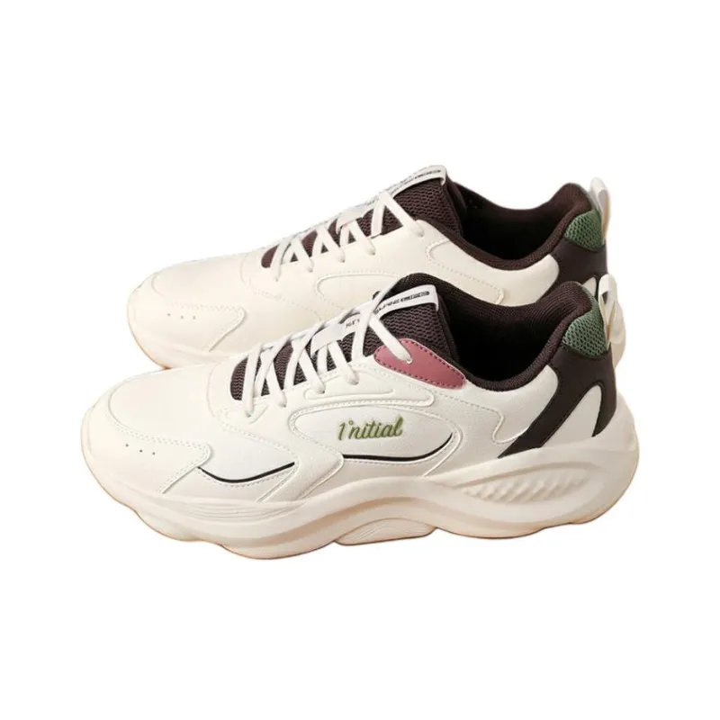361° Anti-Slip Wear-Resistant Low-Top Casual Shoes Men's Beige-1