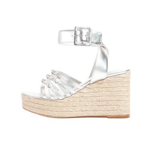 Paloma Barceló Nimi Strap Sandals 7.5cm Women's Silver