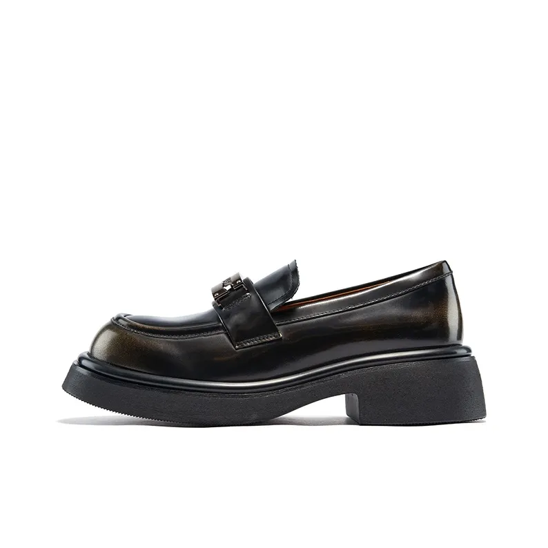 ST&SAT Loafers Women's Black/Bronze Black-6