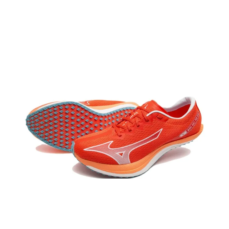 Mizuno Wave Duel Pro Slip Resistant And Breathable Low Top Running Shoes Men's Orange-4