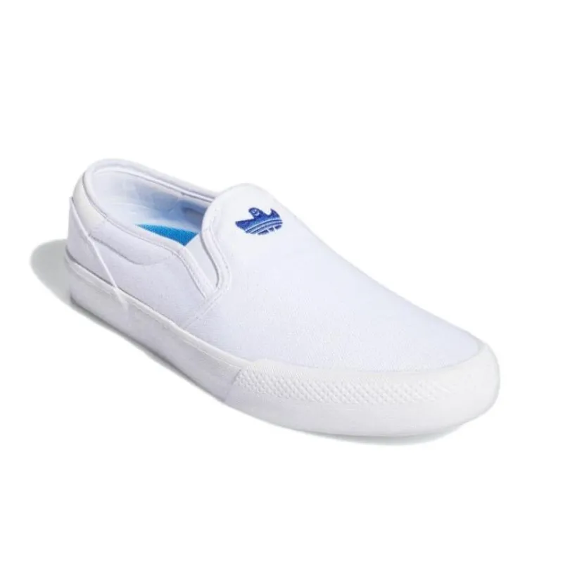 Adidas Shmoofoil Slip Cloud White Blue Bird-2