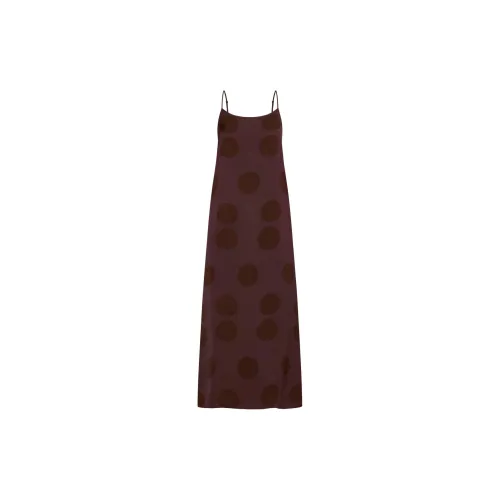 UMA WANG Slip Dresses Women's Brown