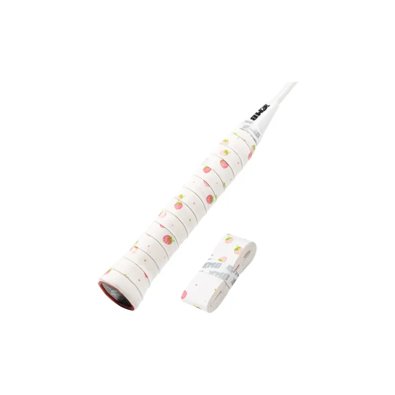 MBFISH Badminton Grip Tape Pink White PU Racquet Controller Thin-1