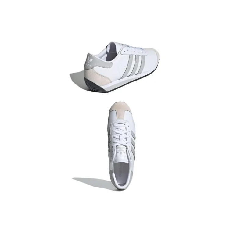 Adidas Originals Country 2 Anti Slip Wear Resistant Low Top Casual Shoes Women's White-3