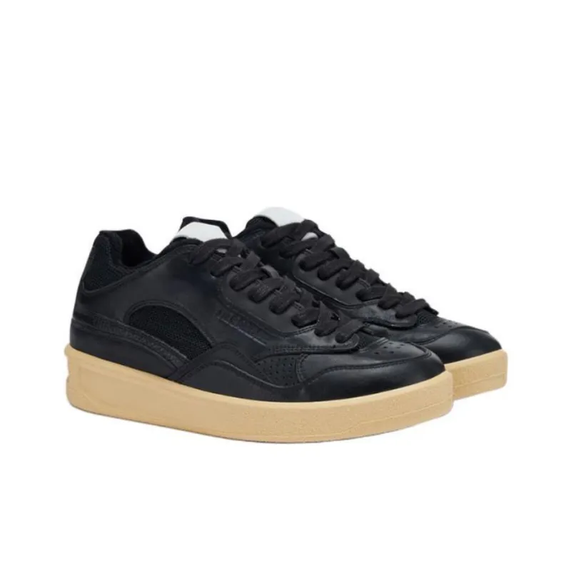 JIL SANDER Low Top Skateboard Shoes Women's Black-2