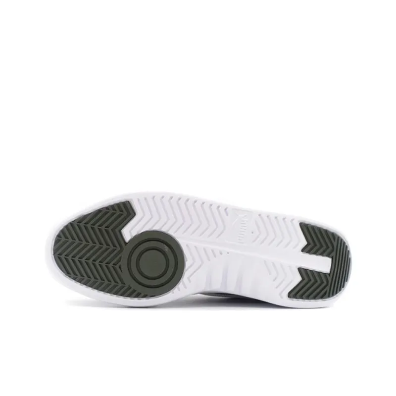 PUMA California Lwt Anti-Slip Wear-Resistant Low-Top Tennis Shoes Men's Dark Green-4