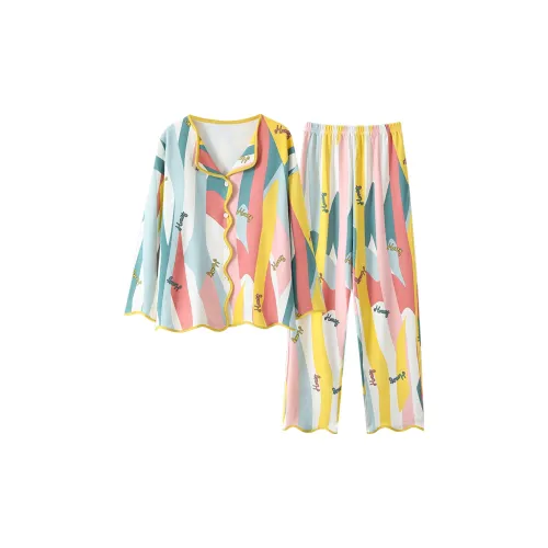 Ta Yan Pajama Set Women's Yellow
