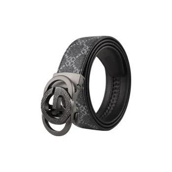 15 MINS Polyvinyl Chloride Leather Belts Men's Width 3.5cm