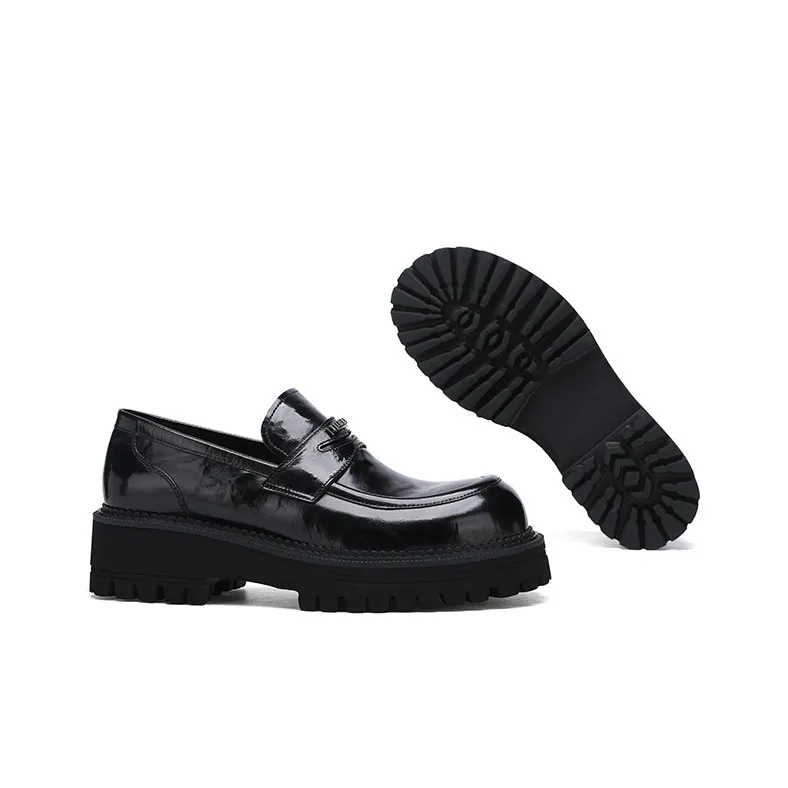 U7 Loafers Men Black-3
