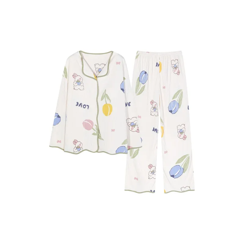 Ta Yan Pajama Set Women's White-0
