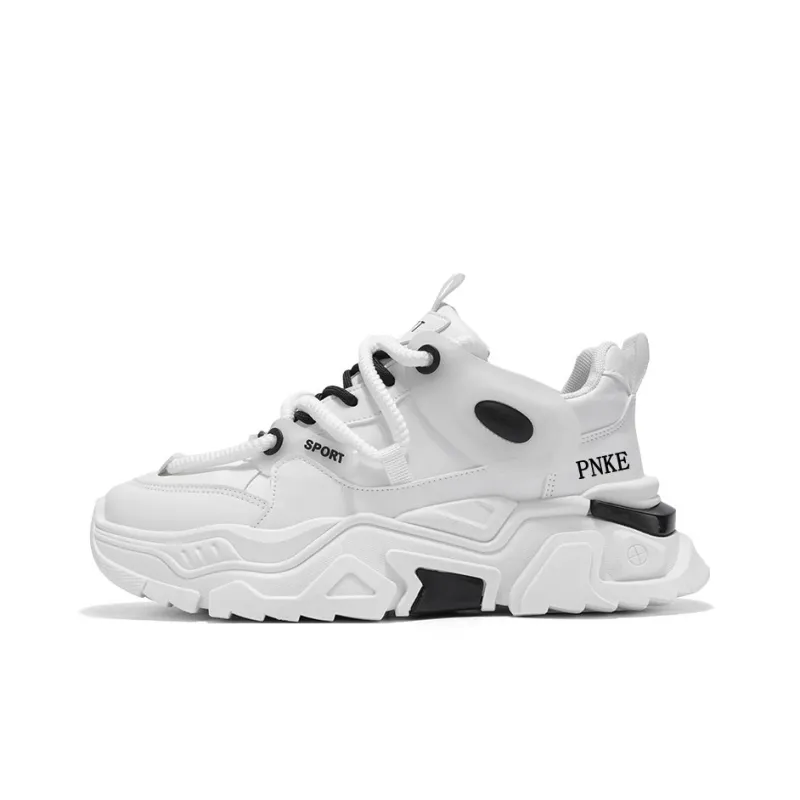 PNKE Anti-Slip And Wear-Resistant Height Increasing Low-Top Chunky Sneakers Men's-7