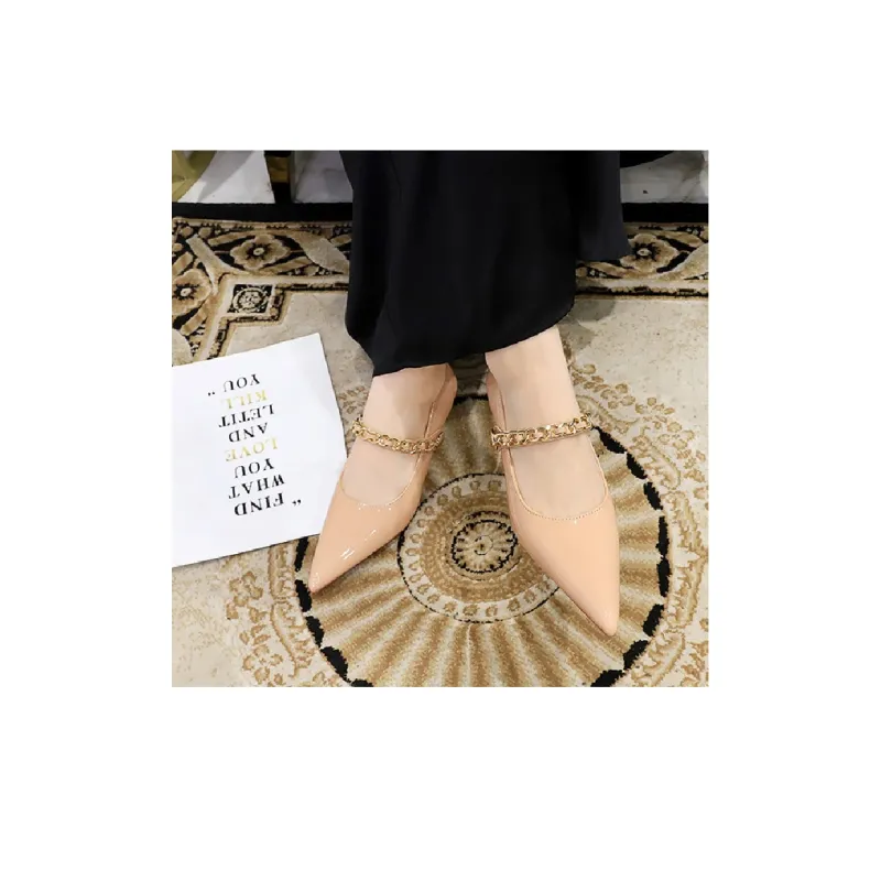 BIGTREE Slim Heel High Heels 4.5cm Women's-1