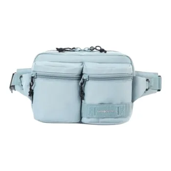 SAMSONITE Polyester Fanny Pack Crossbody Bag Shoulder Bag Unisex Sky Blue