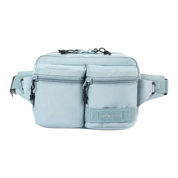 SAMSONITE Polyester Fanny Pack Crossbody Bag Shoulder Bag Unisex Sky Blue-0
