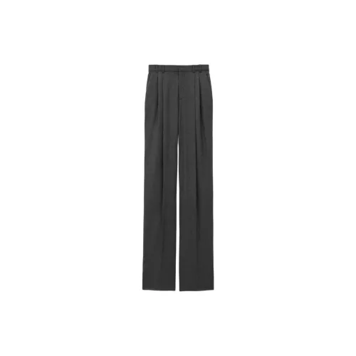 SAINT LAURENT Casual Pants Women's Charcoal Gray