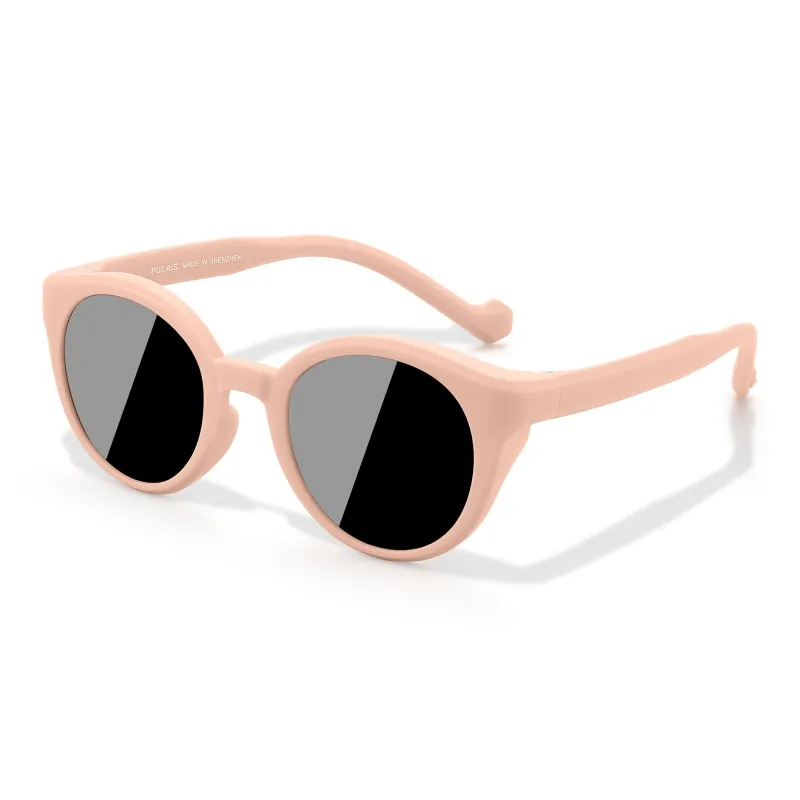 PULAIS TR/Memory Plastic Round Sunglasses Women's-1