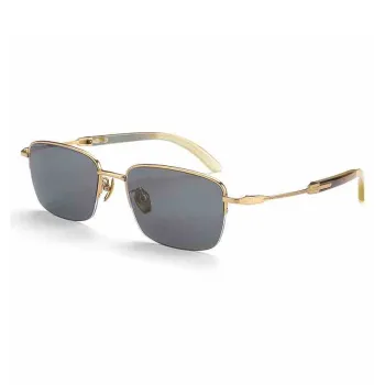 MORTON MUNCH Titanium Square Sunglasses Men's