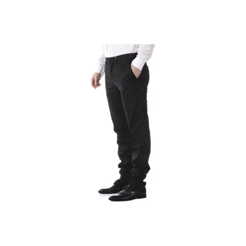DANIELE ALESSANDRINI Casual Pants Men's Black-2