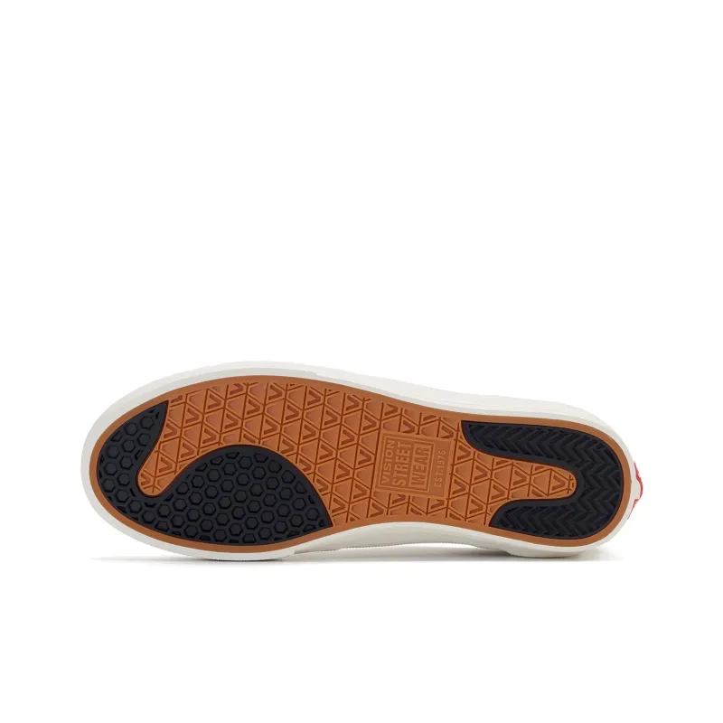 Vision Street Wear Flat Top Low Top Skateboard Shoes Unisex Sun Dried Brown-5