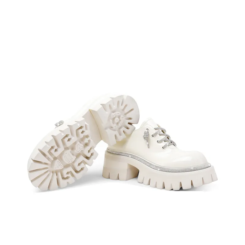 Hoov Loafers Women's Classic Black/Coconut Milk White-8