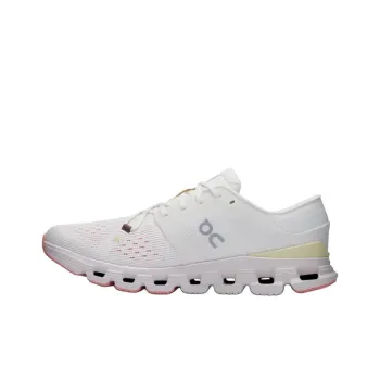 On Cloud X4 Running Shoes Women's Low Top Ivory White | Soft Sand